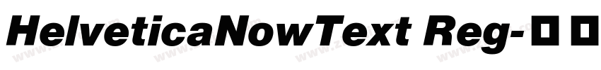 HelveticaNowText Reg字体转换